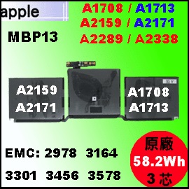A2159iA2171= 58.2WhjApple TouchBar MacBook Pro13 Retina A2159 (Y2019~2020) q