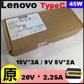 t 45W TypeCilenovo jLenovo 20V 2.25 A= 45W, TypeC / USB-C Y