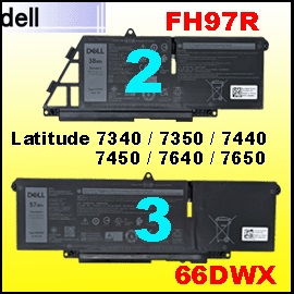 t FH97R 66DWXiL7440 L7450jDell latitude 7340 7350 7440 7450 7640 7650 q