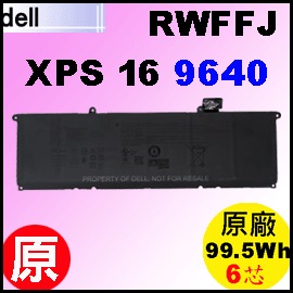 t RWFFJi XPS16 9640 = 99.5WhjDell XPS16-9640 qi6j