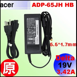 ti65W Acer jAcer 19V 3.42A, 5.5/1.7mm iADP-65VH Fj