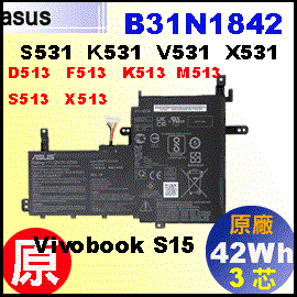 t B31N1842i S531= 42Whj Asus VivoBook K531 S531 X531 / F513 K513 S513 qi3j