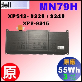 ��t MN79H�i XPS13 9320 = 55Wh�jDell XPS13 9320 9340 9345 �q���i3��j