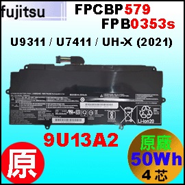 ��t FPCBP579�i UH-X= 50Wh�jFujitsu LifeBook UH-X, 9U132A, U7411 �q��