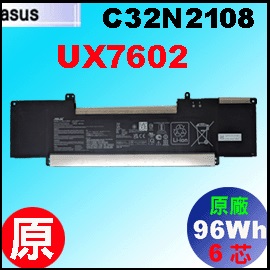 ��t C32N2108�i UX7602 = 96Wh�j Asus UX7602vi, UX7602zm �q���i6��j