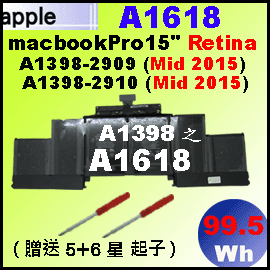 i A1618 = 95 WhjApple MacBookPro Retina 15 A1398  Y2015  q 
