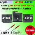 A1708i A1713= 54.5WhjApple MacBook Pro13 Retina A1708 (Y2016~2017) q
