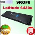 原廠 9KGF8【 6430u = 69Wh】Dell Latitude 6430u  電池【6芯】