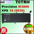原廠 T0TRM【M3800 = 61Wh】Dell Precision M3800  XPS 15 (9530) 電池