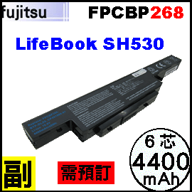 i FPCBP268 = 4400 mAhjFujitsu LifeBook SH530 q